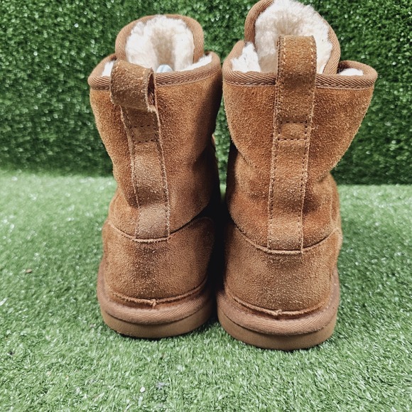 UGG Harkley 1016472 Brown‎ Suede Wool Lined Ankle Comfort Boots Mens Size 9 main image 3